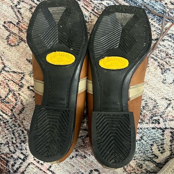 VINTAGE Fabiano Cross Country Ski Shoes Men Sz 6.5 Italy VTG Rare Patons Leather - Picture 8 of 11